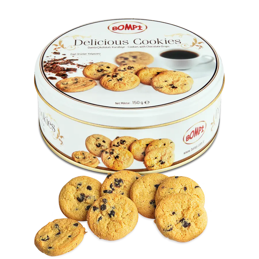 Bompi Food - Délicieux Cookies - Cookie aux Pépites de Chocolat - 150gr